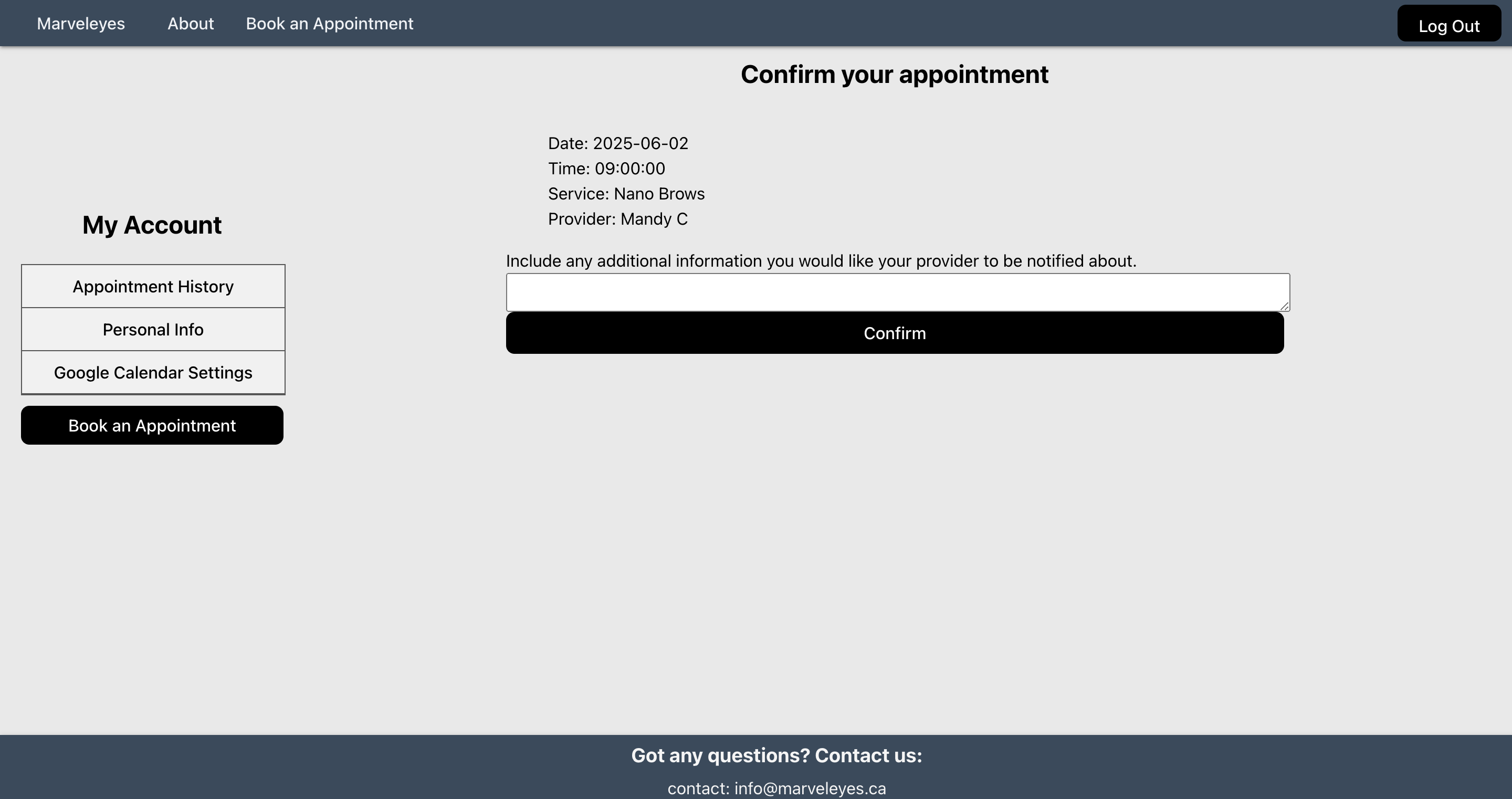 Appointment Screenshot 4