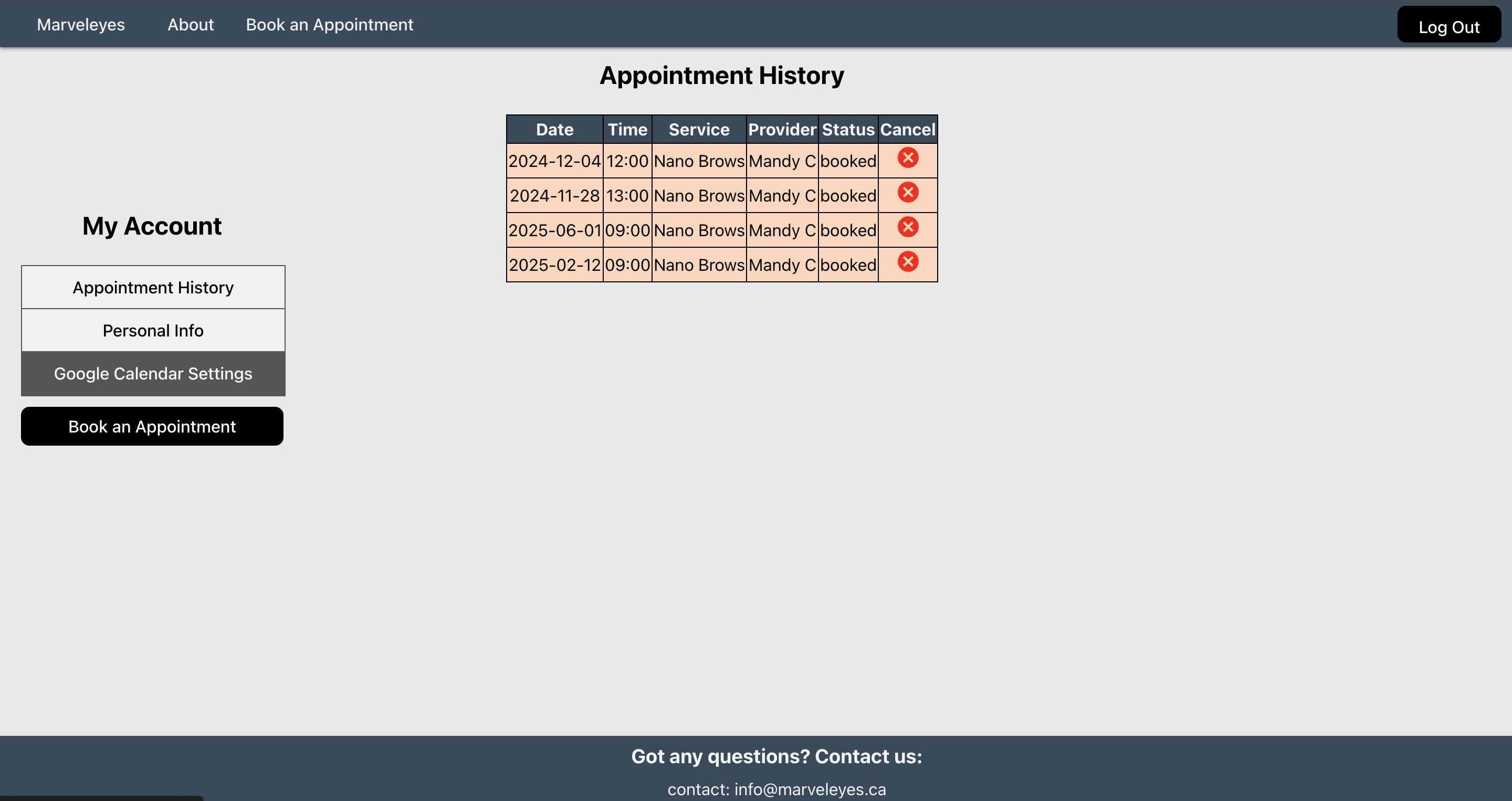 Appointment Screenshot 5